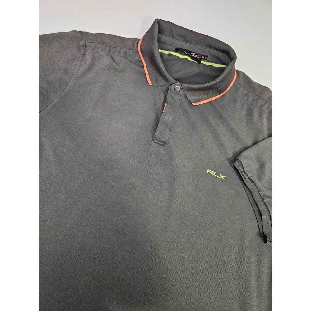 Ralph Lauren Men's RLX Short Sleeve Polo Shirt Green 2XL